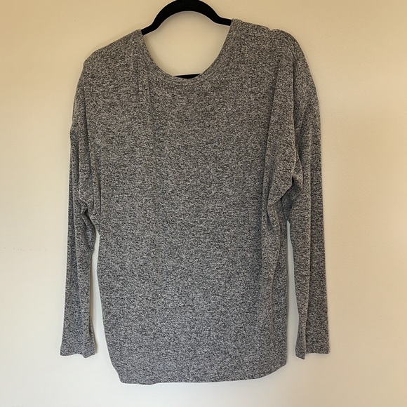 Express Long Sleeve Grey Shirt - Picture 4 of 4